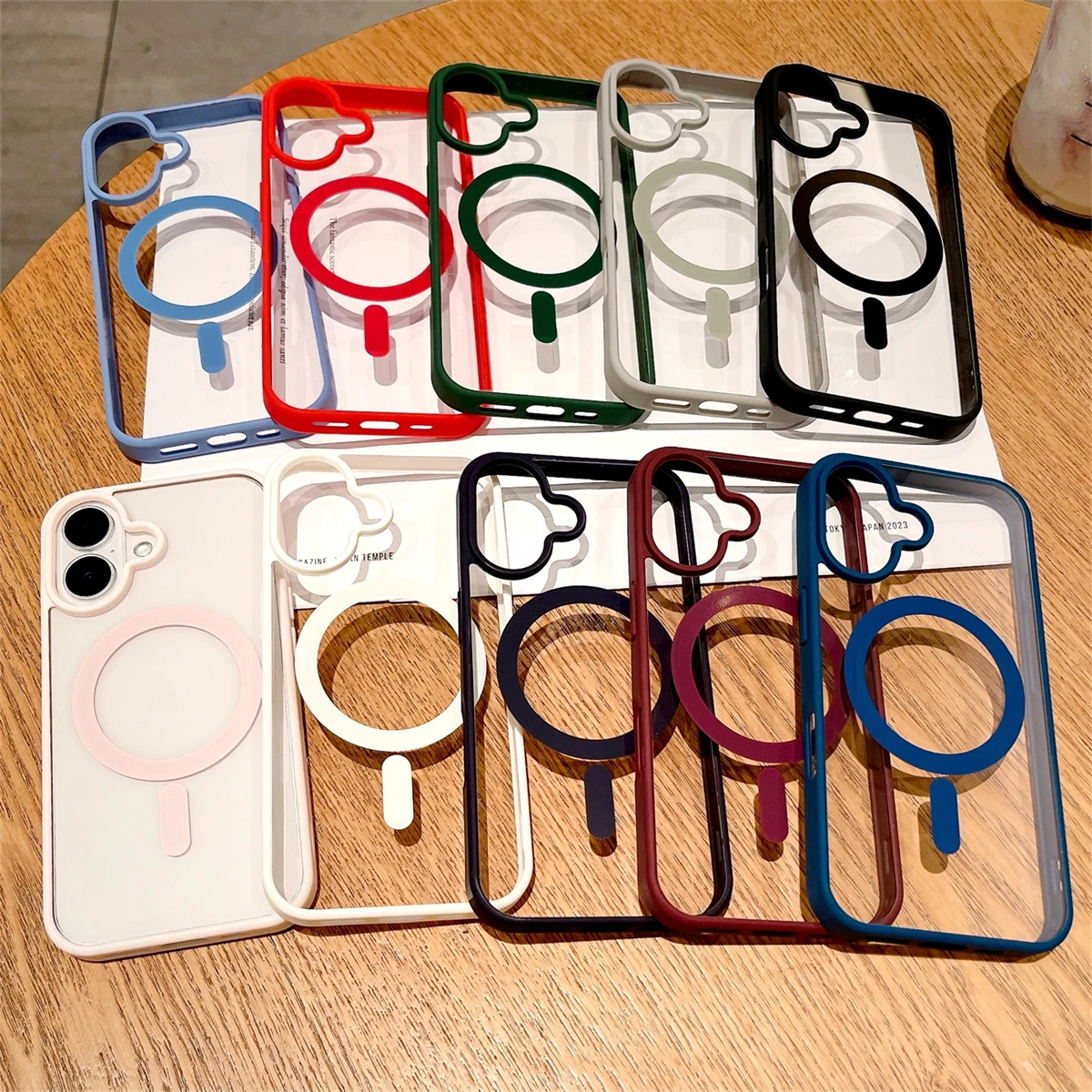 Luxury Shockproof For Magsafe  - đánh giá và giá Clear Shockproof Bumper Case