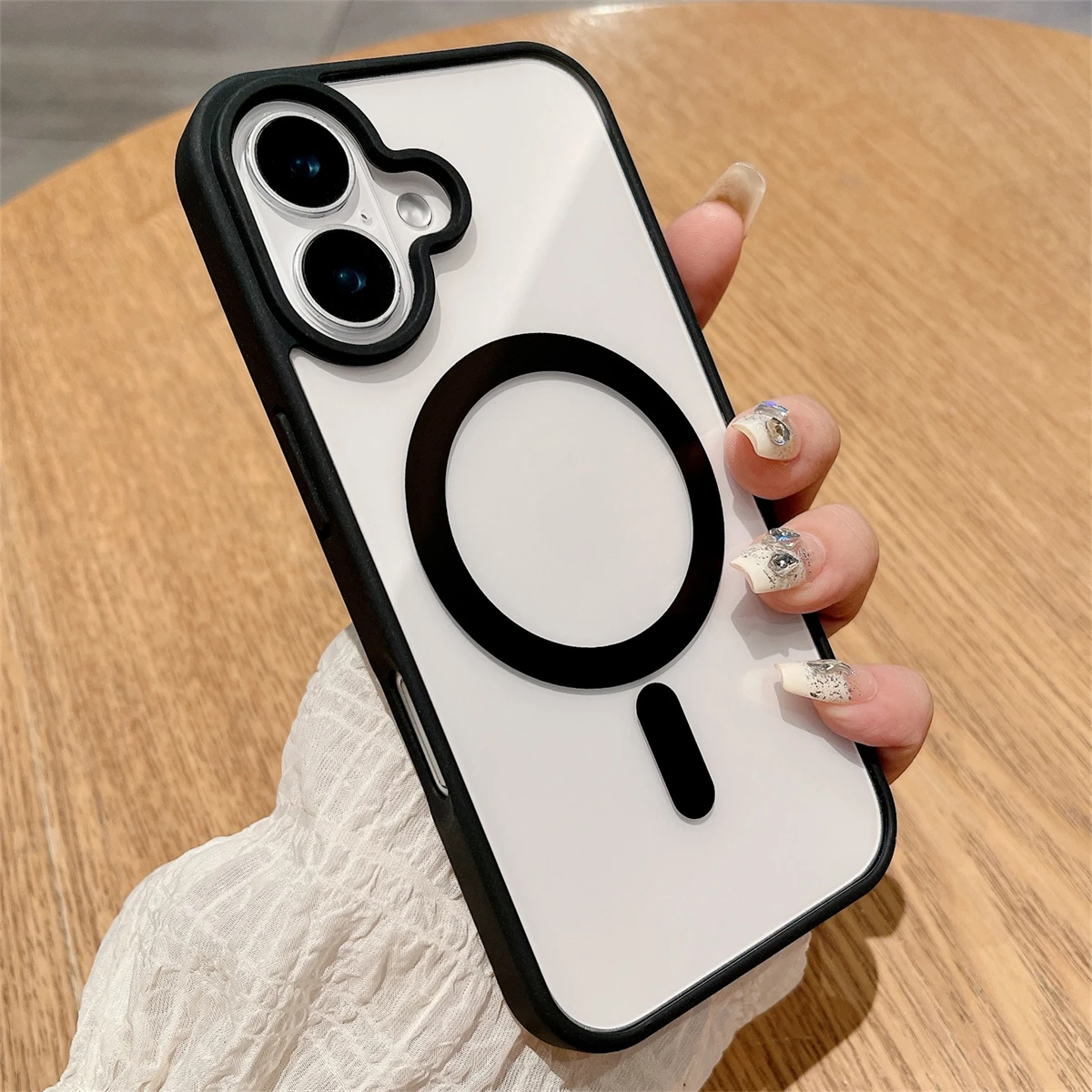 Luxury Shockproof For Magsafe  - đánh giá và giá Clear Shockproof Bumper Case
