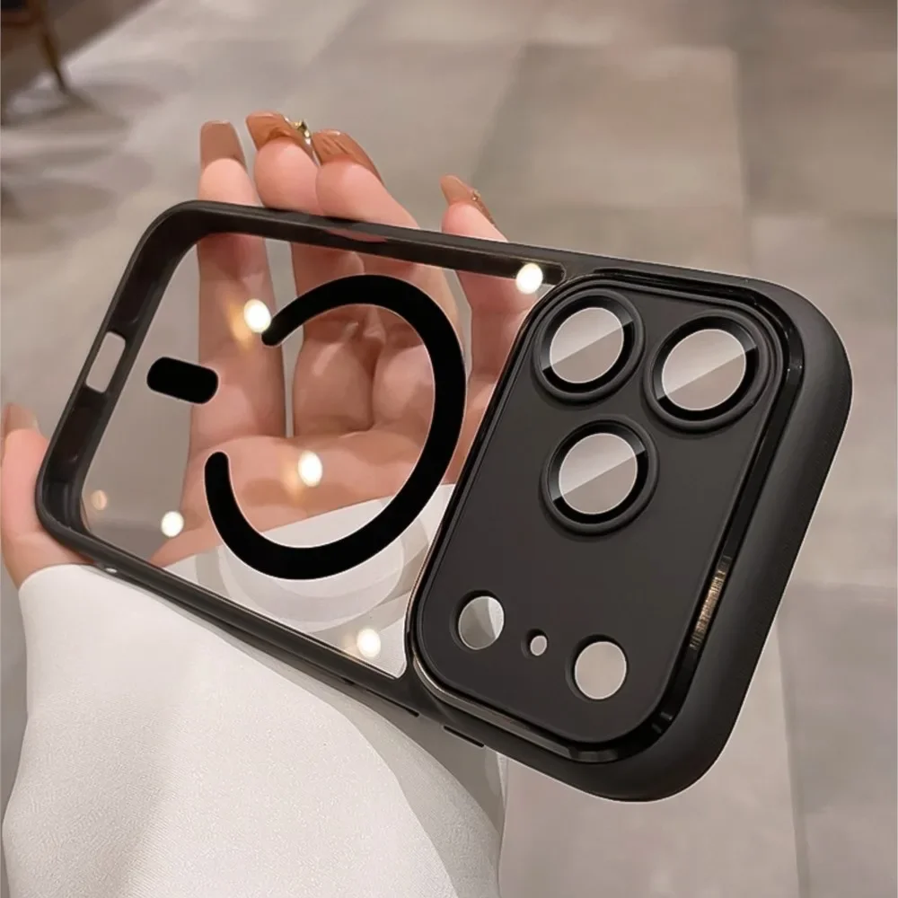 Luxury Armor Bumper Clear Magn - đánh giá và giá Clear Shockproof Bumper Case