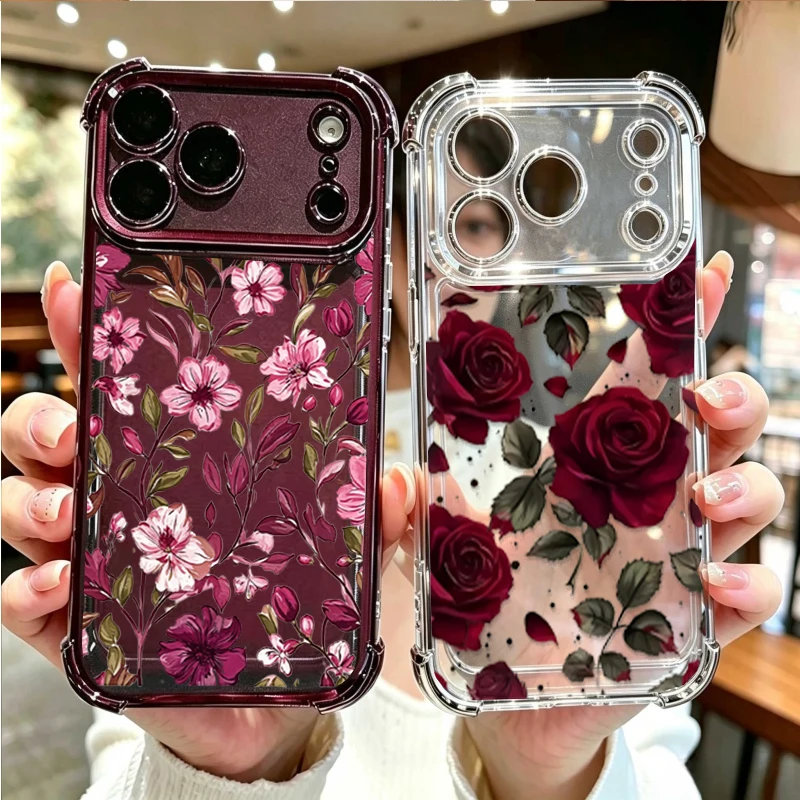 Vintage Red Floral Flowers Pat - đánh giá và giá Vintage Floral Pattern Soft Case